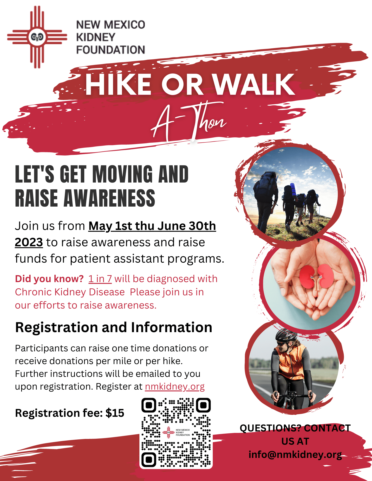 Hike or Walk A-Thon - New Mexico Kidney Foundation